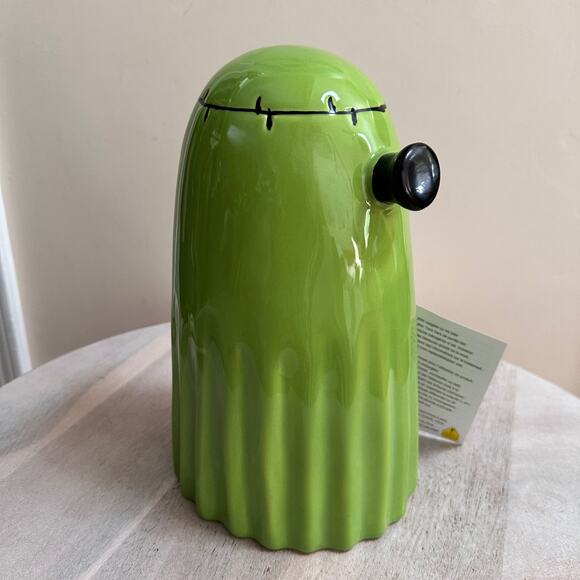 Goblin and Ghoul Halloween Frankenstein Green Ghost 8" Figurine LED LightUp NEW - Picture 7 of 12